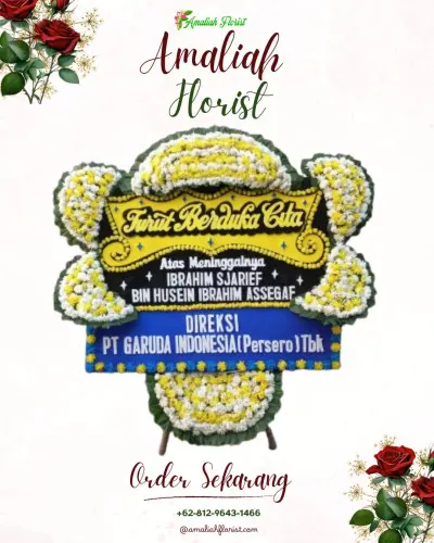 Papan Bunga Duka di Guwosari