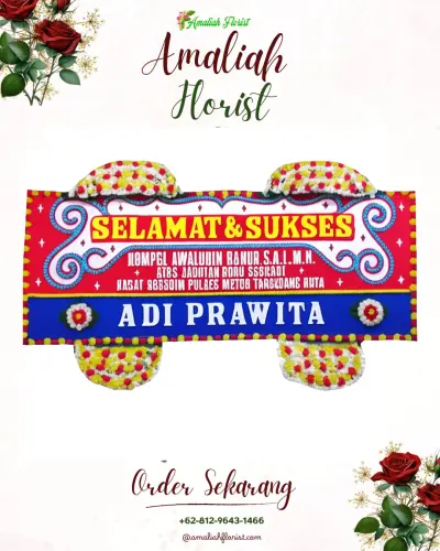 Karangan Bunga Ucapan Selamat di Guwosari